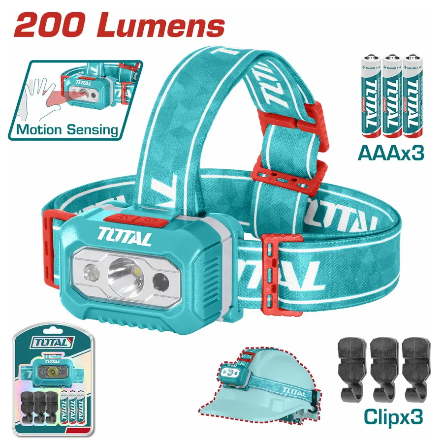 Lintervincha 200 lumens Linterna vincha minera THL013AAA6 XLCI00510 TOTAL