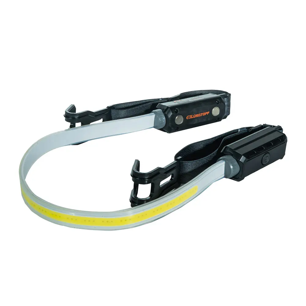 Linterna Luz LED tira flexible 1000Lumens c-iman y ganchos c-cable USB recargable L7911 LUSQTOFF