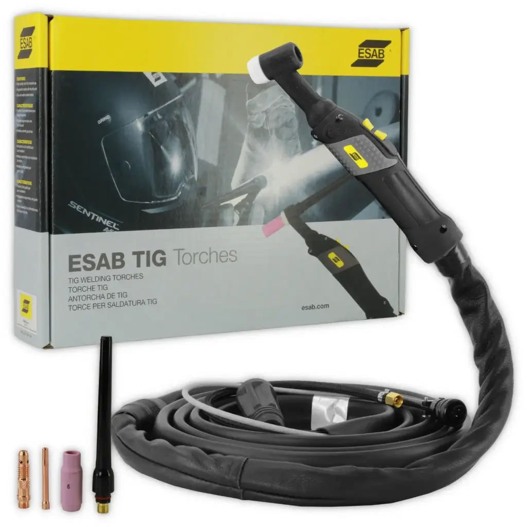 Soldadora repuesto; Torcha TIG SR-B 26 refrigerada por gas 4mts 0700025518 ESAB CONARCO