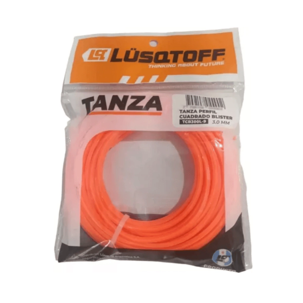 Tanza en blister 3.0 CUADRADA TCB300L-9 LUSQTOFF