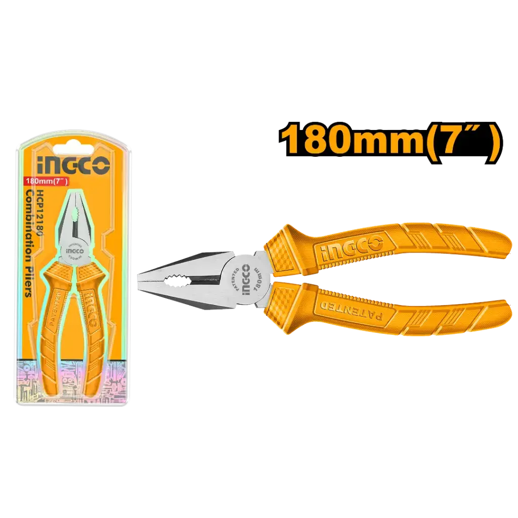 Pinza electricista universal  180mmL (7") HCP12180 INGCO