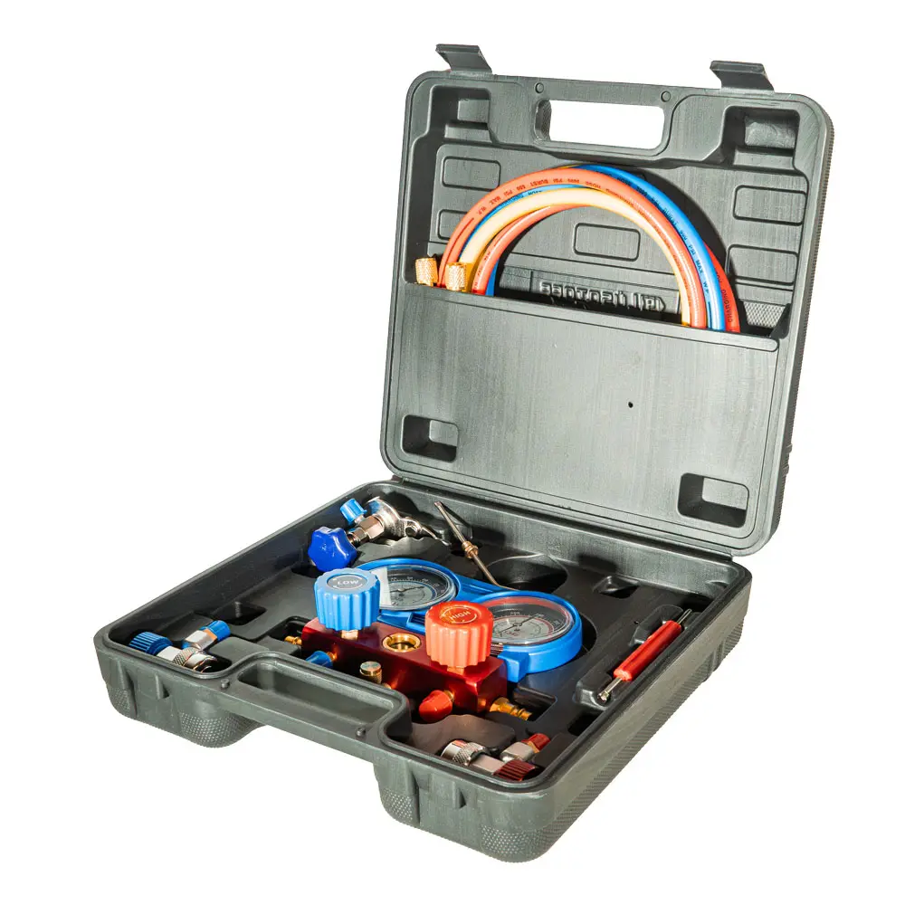 Set manometro manifold para instalación de aire acondicionado L1126 LUSQTOFF