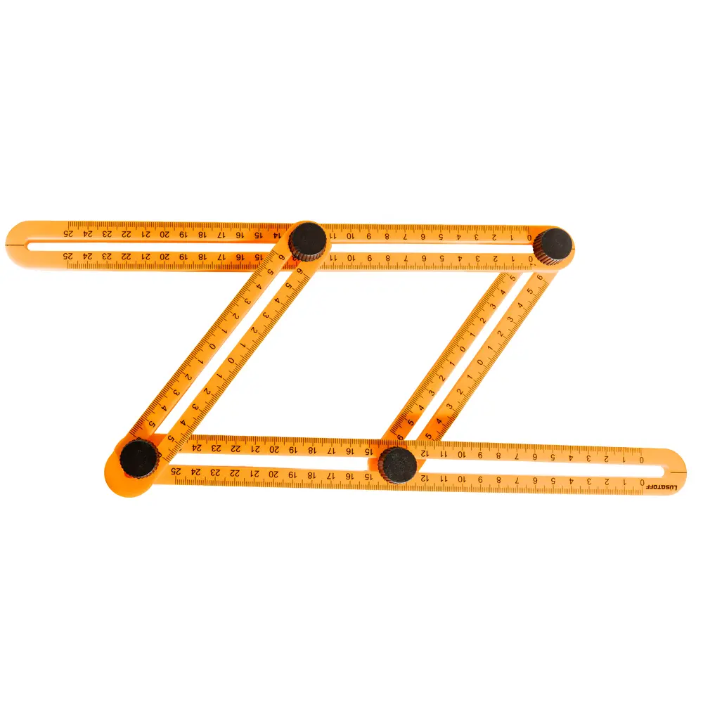 Regla plastica copiadora multiangulo 2x25cm + 2x12cm L7000 LUSQTOFF