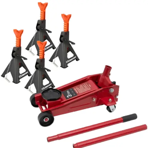 Combo 4 Caballetes SAL3TON-8 + CRIQUE  CARRO  3 Tn (22KG) 8345 WEMBLEY By BREMEN  
