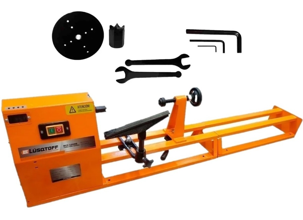 Torno p-madera 1000mm  375W de banco MCF-1000M LUSQTOFF