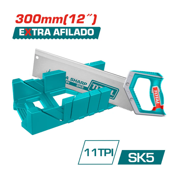 Serrucho costilla 300mmL c-soporte caja inglete THTK591282 XSC003021 TOTAL