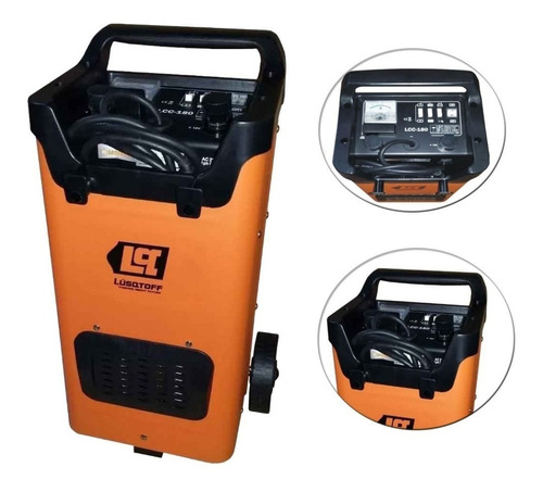 Cargador bateria  12-24V 180A c-pinza LUSQTOFF Cargador bateria LCC-180 nº