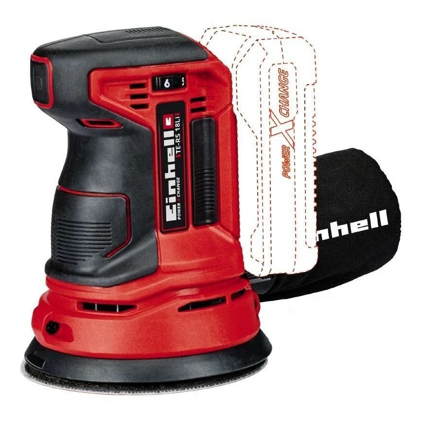 Lijadora orbital a bater 22000opm 18,0V TE-RS 18 Li Solo 4462010 EINHELL