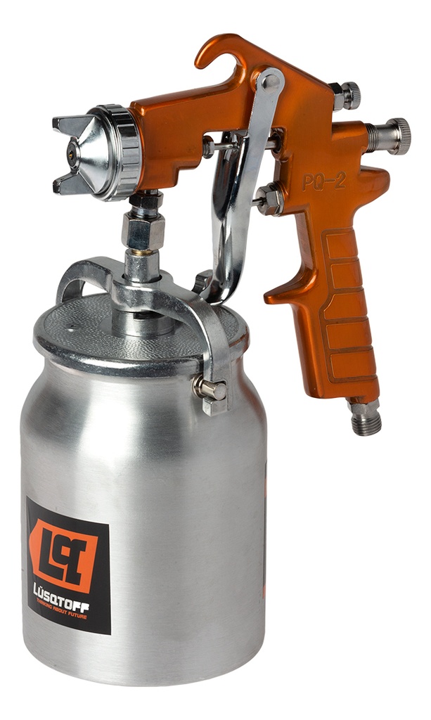 Pistola p-pintar a succión  1,0Lto pico 1,8mm alta presión AS-1050 LUSQTOFF