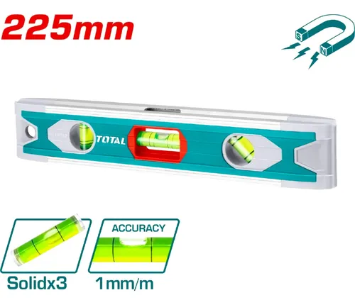 Nivel  225mmL (9") 3gotas torpedo magnético TMT2235 XNB000230 TOTAL