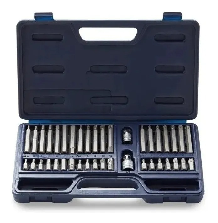 Juego de bocallaves 40 piezas puntas torx-allen-multiestria ex2978 8302 BREMEN