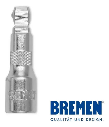 Bocallave; Extens recta  1/2"   75mmL cardan 6138 BREMEN