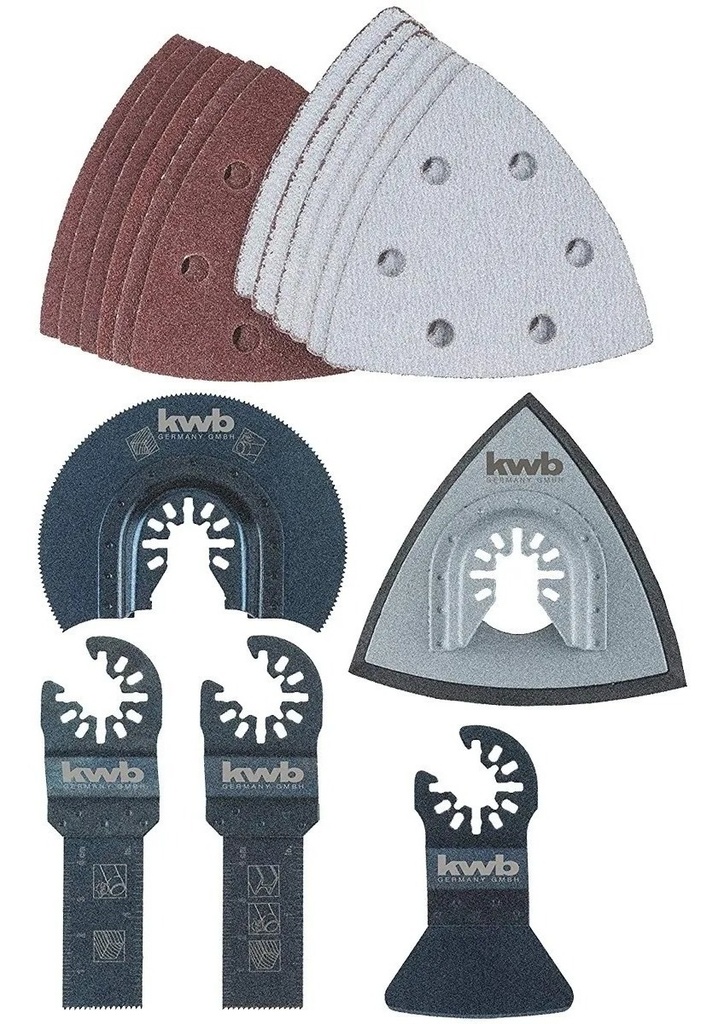 Hojas sierra Jgo  17p multiherram EINHELL Multiherramienta ex49708900 49708901 Jueg