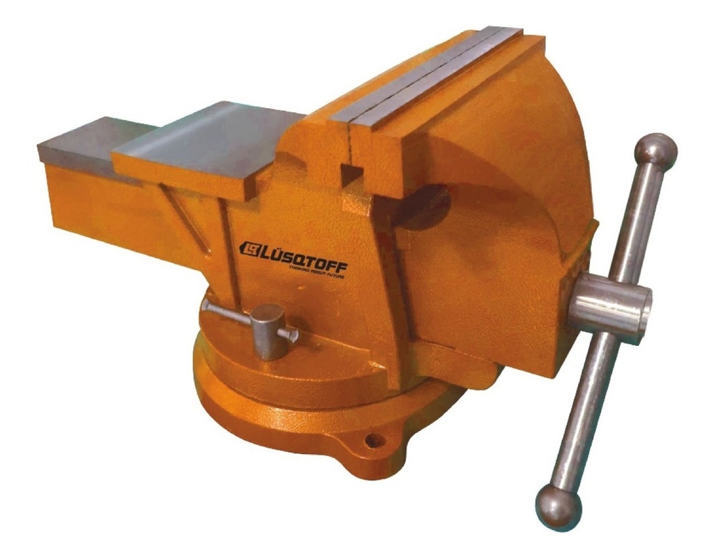 Morsa de banco 125mmA 5" giratoria con yunque LMO5 LUSQTOFF