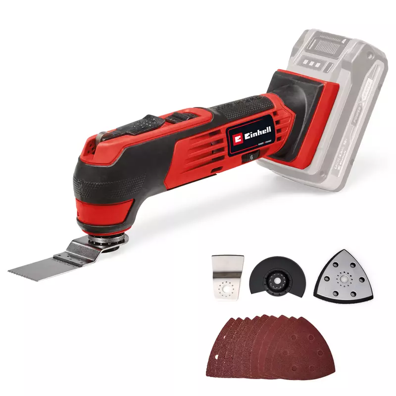Herramienta oscilante multiproposito  18V + accesorios 4465195 TE-MG 18/1 Li - Solo EINHELL