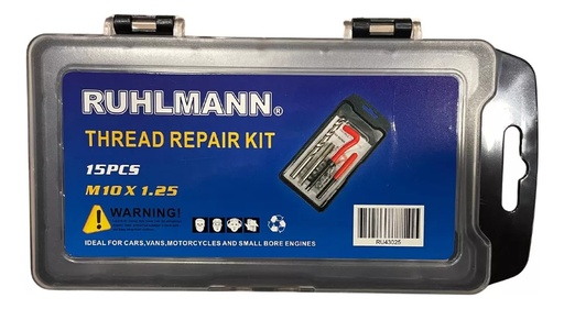 [A3VQ] Insertos Jgo  15p 10x1,25 RUHLMANN Inserto RU43025 Jueg