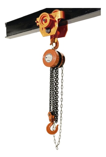 [LA3C] Aparejo manual  1000 kG c- 3M a cadena Aparejo NC1-3 LUSQTOFF