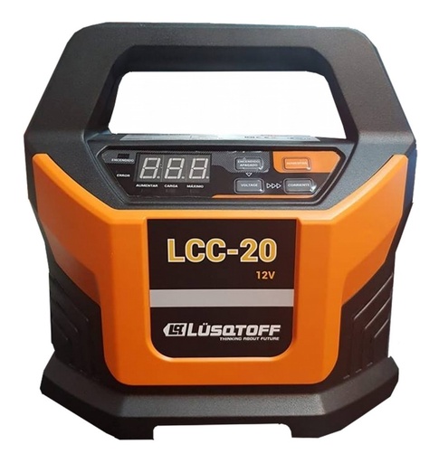[VWX4] Cargador bateria  12V  20A c-pinza portatil  LCC-20 LUSQTOFF