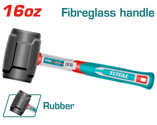 [LXO7] Martillo maza manual cab-goma 450Gr THRUH6816 XMG004510 TOTAL