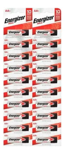 [WWX7] Pila "AA" PRECIO UNITARIO 1,5V d14,5xH50 Alcalina Max E91 ENERGIZER x1
