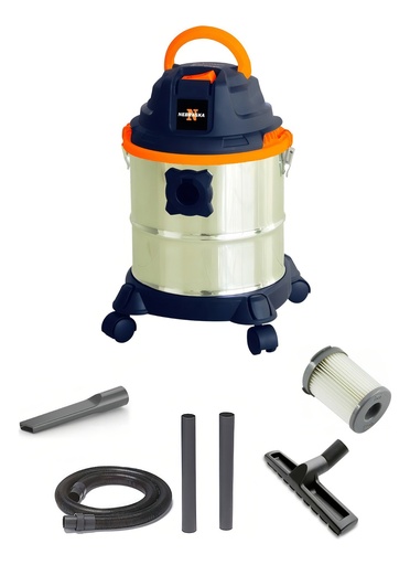 [NEAS015] Aspiradora 1000W 15lts inox NEAS015 NEBRASKA