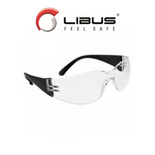 [4I6H] Anteojos seguridad TRANSPARENTE Ecoline HC (antiraya) y UV 900558 LIBUS