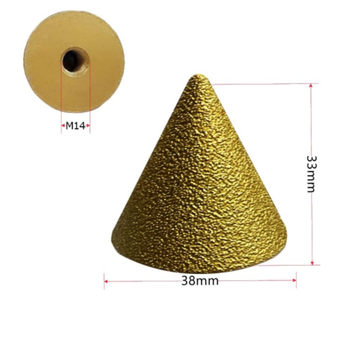 [U0Z2] Cono diamantado 51mm x 38mm p-amoladora M-14 RU15364 RUHLMANN