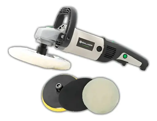 [B29L] Lustra-pulidora 180mmD 1500W vel variable + bonete + pad LPP1800 SALKOR