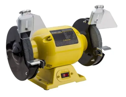 [F5VS] Amoladora de banco 150mmD 375W 2950rpm SH-A3756 SHIMURA