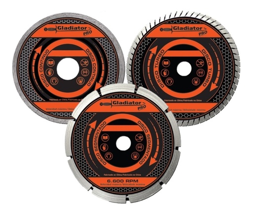 [O04P] Disco diama D180  d22 continuo ENERGY/GLADIATOR/NEO DDC180/1 nº