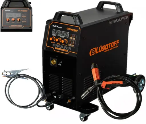 [X6YQ] Soldadora MIG-MAG 350A @40% 380V Black Series SMART-MIG350 LUSQTOFF