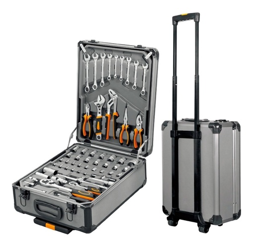 [R6UY] Maletín porta herramientas con ruedas carro 245pcs RACING LQCM245-8 LUSQTOFF
