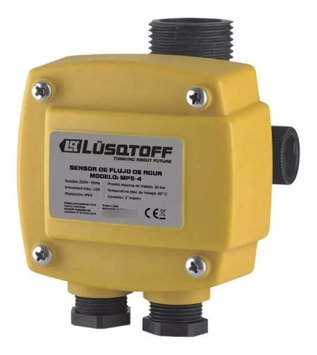 [VWX2] Sensor de flujo corte tensión p-bombas 10Bar 1" 220V MPS-4 LUSQTOFF