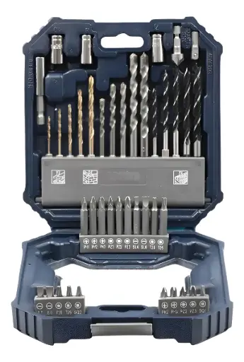 [8028B] Set Juego mechas y puntas 41 piezas encastre 1/4" 8028 BREMEN
