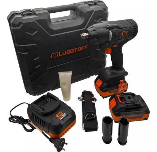 [LIL800-9BK] Llave Impacto 1/2" 750nm inalam 18V + 2 bat 4.0A Brushless IRON VOLT BLACK SERIES LIL800-9BK LUSQTOFF