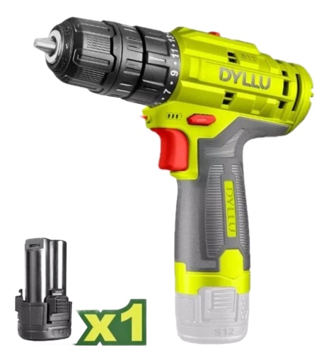 [DI12TI150] Taladro Inalambrico 1500rpm 12v (BATERIA) DYLLU DTCDS520 DI12TI150