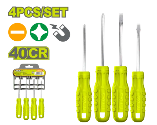 [DMDS04D04] Set de 4 Destornilladores 2ph+2pl 40cr DTSS2204 DMDS04D04 DYLLU