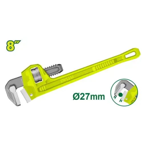 [DMLLLI200] Llave ajustable inglesa "Stilson" 200mm (8") 27mm DTPW1108 DMLLLI200 DYLLU