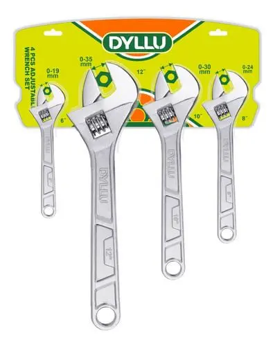 [DMLLS04LA] Set de 4 Llaves ajustables francesas 6"-8"-10"-12" DTAW174K DMLLS04LA DYLLU