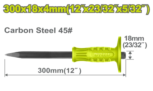 [DCCICC300] Cincel punta de Concreto 300mm DTCC1304 DCCICC300 DYLLU