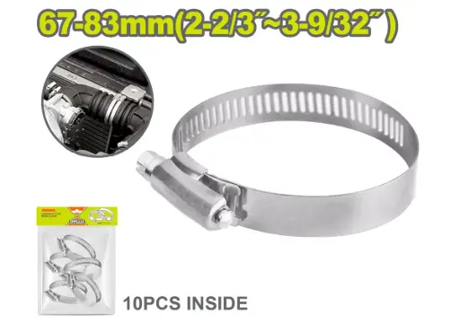 [DCCPAA240] Abrazadera de acero 67-83mm  DTHU2911 DCCPAA240 DYLLU