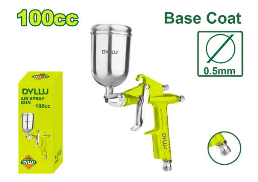[DNNEPP100] Pistola Pintar Neumatica aerografo pico 0,5mm 100cc DTGA1501 DNNEPP100 DYLLU