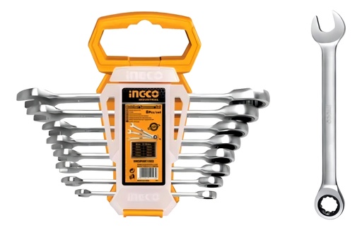 [HKSPAR1082] Juego de llaves combinadas criquet HKSPAR1082 INGCO