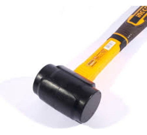 [HRUH8808]  Maza de Goma 220gr mango fibra HRUH8808 INGCO