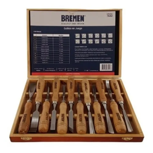 [7642B] Gubias en Juego x 12 Pzs.  [Caja de Madera] 7642 BREMEN