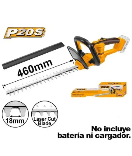 [CHTLI20018] Cortacerco   457mmL  20V inalam 1400rpm SOLO CHTLI20018 INGCO