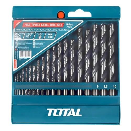 [ZMHI43S19] Set de 19 Mechas HSS 4341 INDUSTRIAL TACSD0195 ZMHI43S19 TOTAL