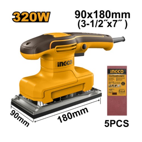 [FS3216-4] Lijadora Orbital 320W 90x180mm 220V FS3216-4 INGCO