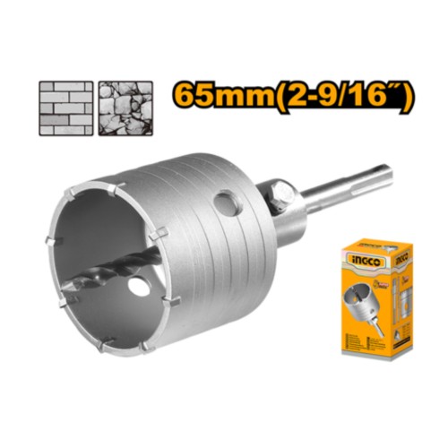 [HCB0651] Sierra copa Widia 65Mm + Centro Guia 8X110 SDS Plus HCB0651 INGCO