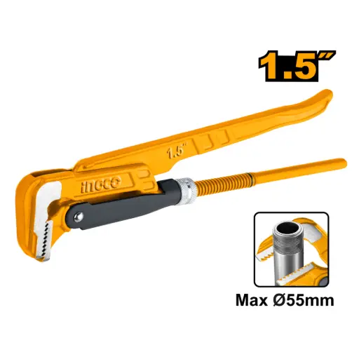[HPW04151] Llave ajustable p-caño 1.1/2" 55mm t-Sueca HPW04151 INGCO